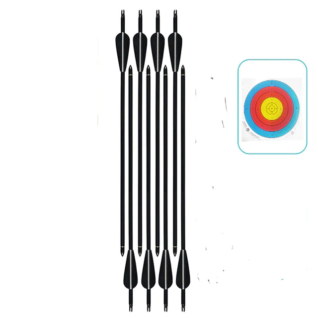 Bow and Archery Set - Black Recurve Archery Bow