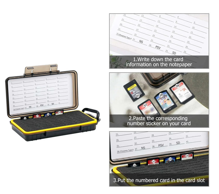 40 Slots Memory Card Case Holder for SD