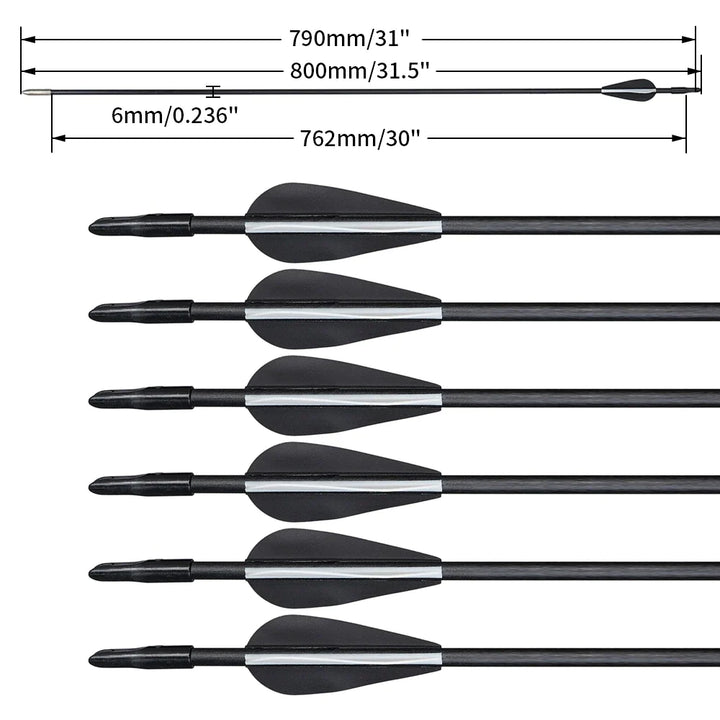 Compound Bow Fiberglass Arrows Spine