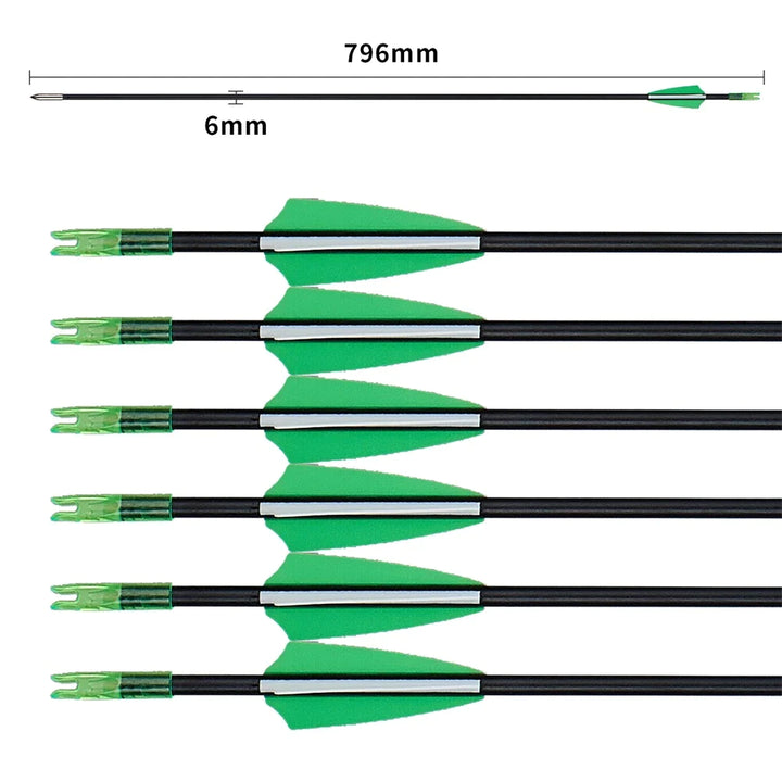 Compound Bow Fiberglass Arrows Spine