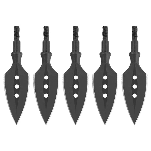 Retro Arrowhead High Carbon Steel Broadheads - 180-200grain