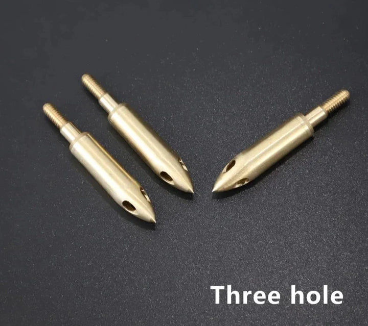 Gold Whistle Broadhead Arrowheads: Hunting Arrow Accessory - 100/130 Grain Copper