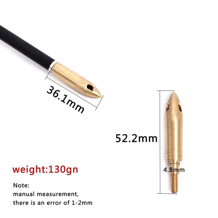 Gold Whistle Broadhead Arrowheads: Hunting Arrow Accessory - 100/130 Grain Copper