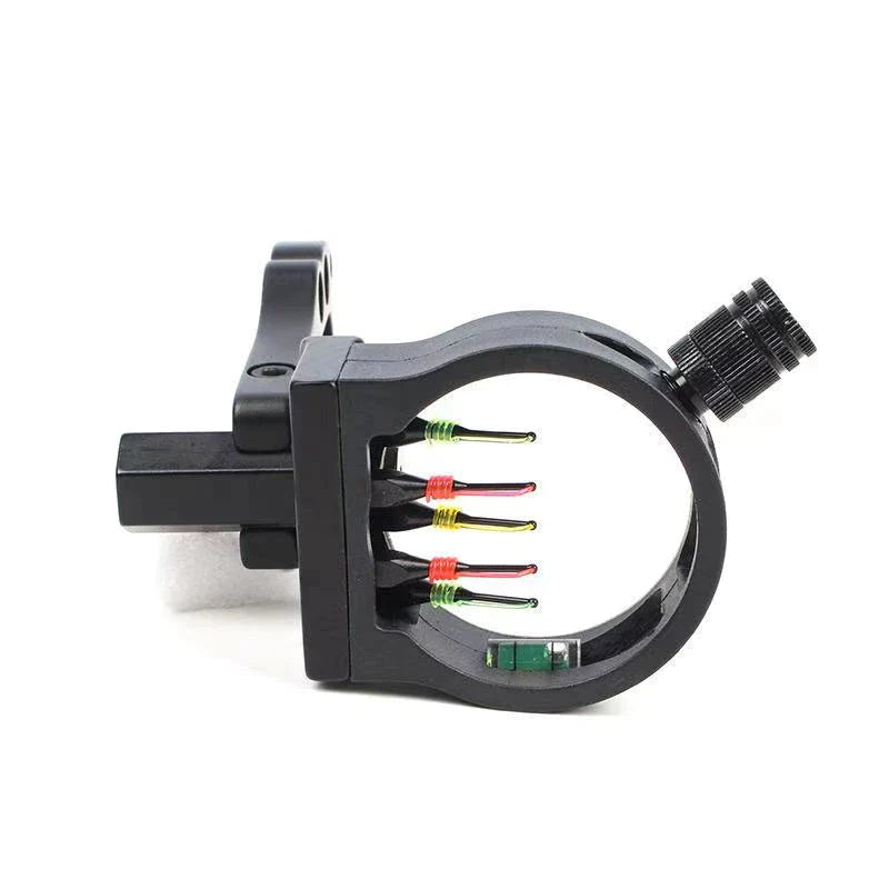 Adjustable 5 Pin Bow Sight Fiber