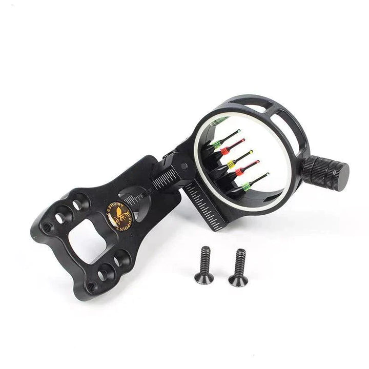 Adjustable 5 Pin Bow Sight Fiber