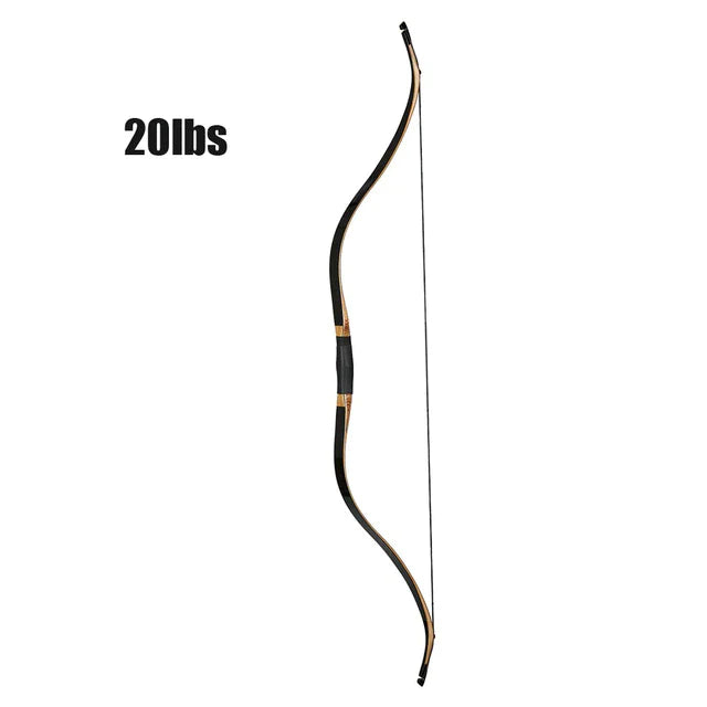 20-50lbs Traditional Long Bow Set - Recurve Archery Bow