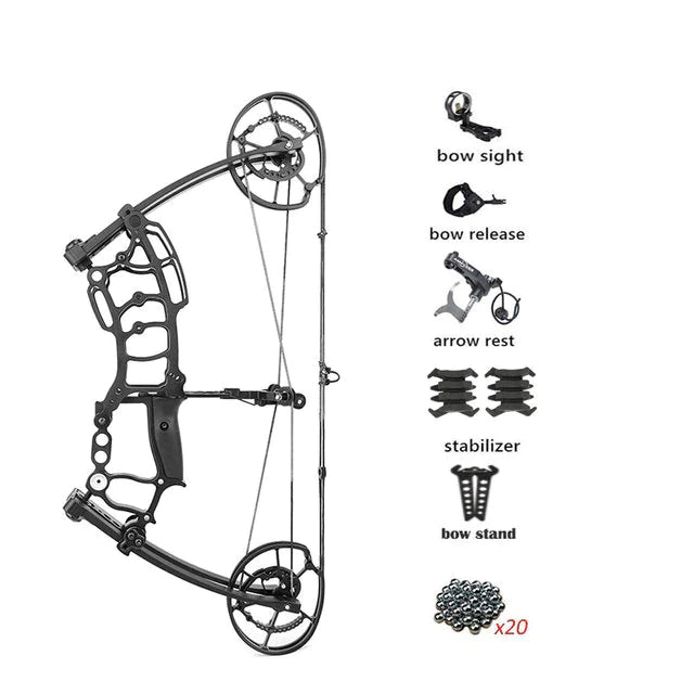 Short Axis Steel Ball Bow - Compound Archery Bow