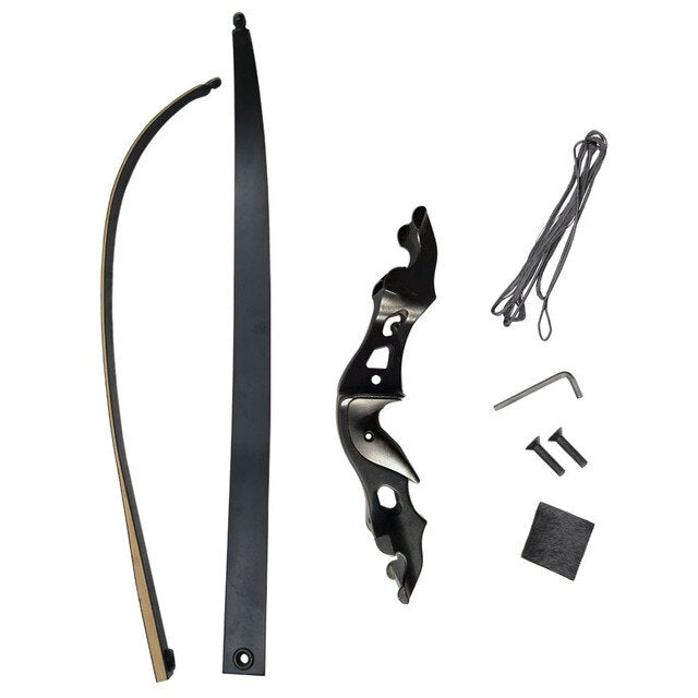 Take Down Black Metal Bow - Recurve Bow