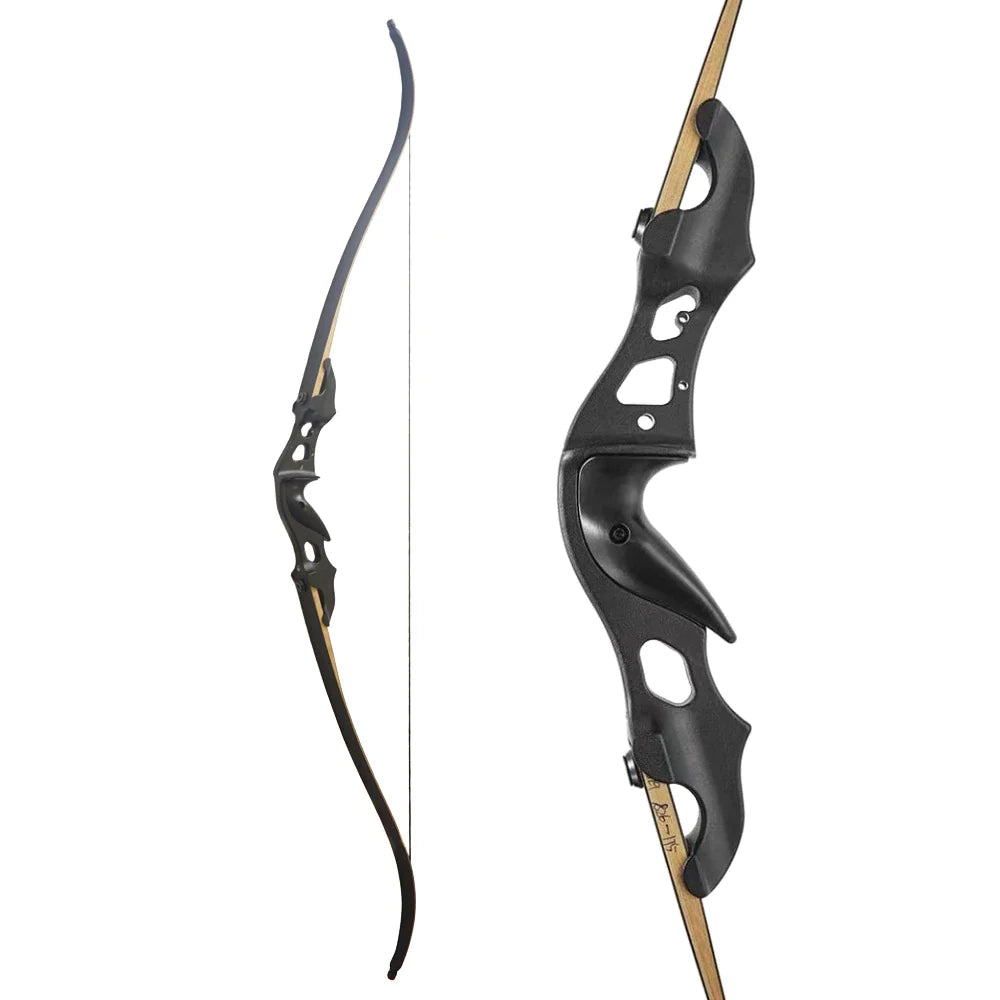 Take Down Black Metal Bow - Recurve Bow