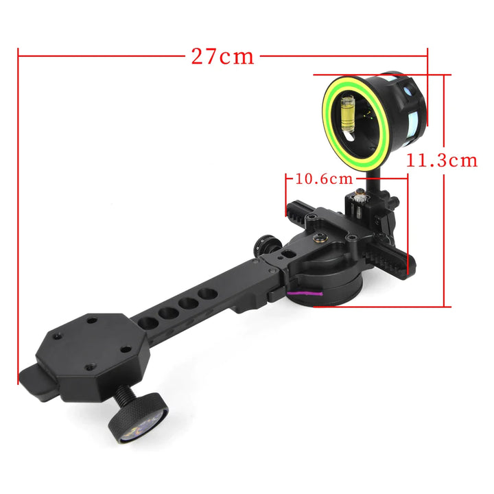 Long Pole Double Needle Sight 6061 Aluminum Structure 