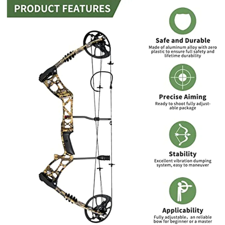 Hunting Bow Archery Set - Compound Archery Bow