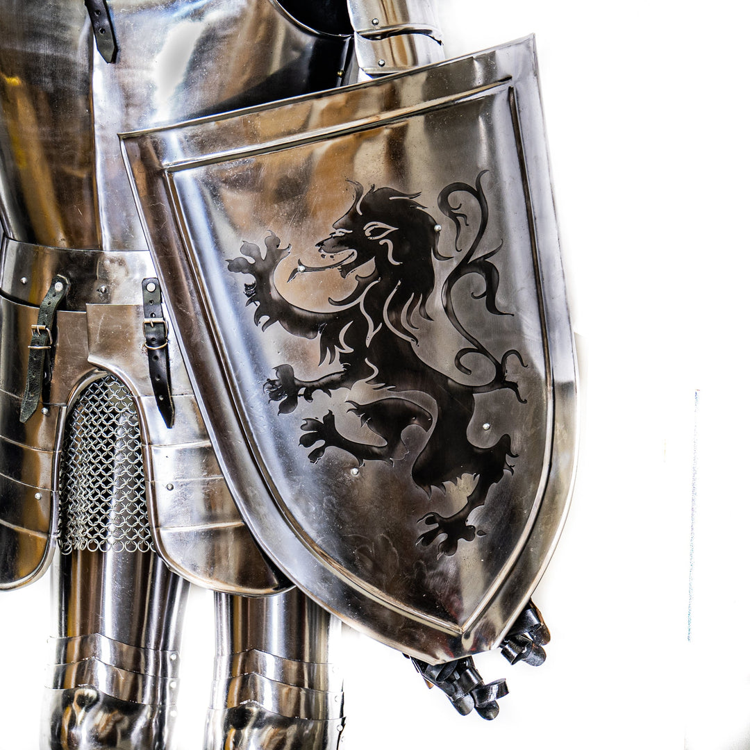 Knight Suit of Armor – Wearable Steel Majesty with Shield