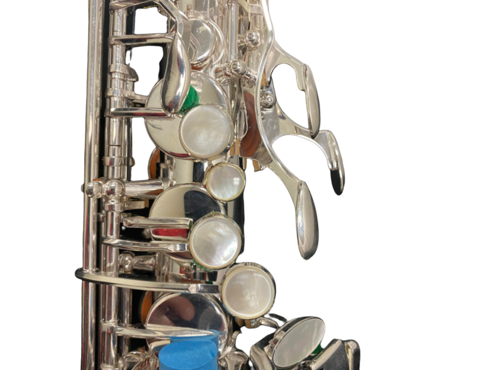 Professional Eb Alto Saxophone - Silver Plated Brass Craftsmanship for Unparalleled Sound