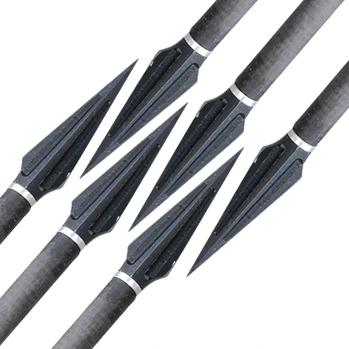 6 pcs Carbon Steel Hunting Arrow heads