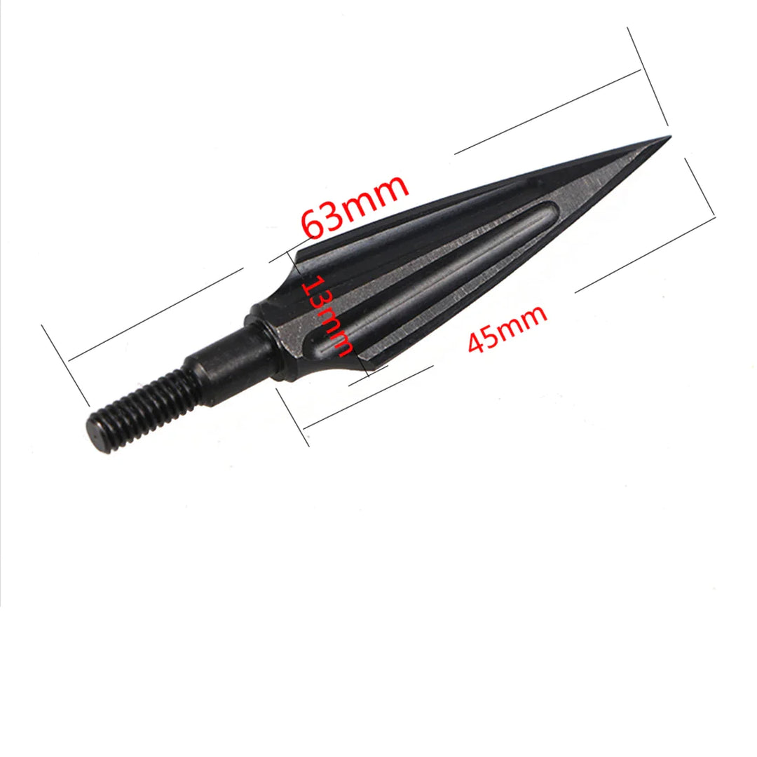 6 pcs Carbon Steel Hunting Arrow heads