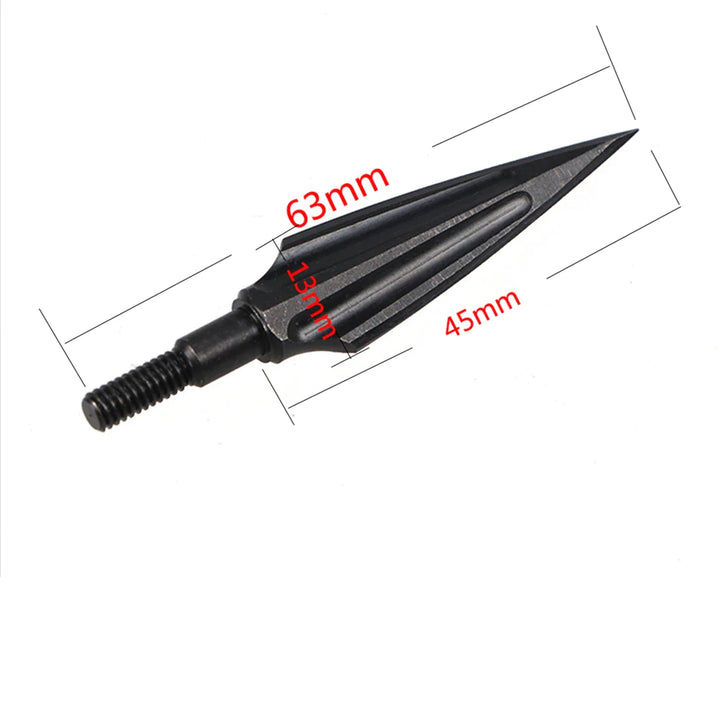 6 pcs Carbon Steel Hunting Arrow heads