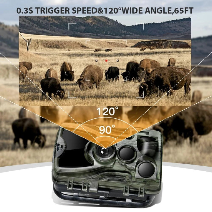 Wireless Hunting Camera Trail Cameras 20MP 1080P Night Vision