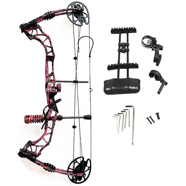 Mix Carbon Arrow Compound Bow Set