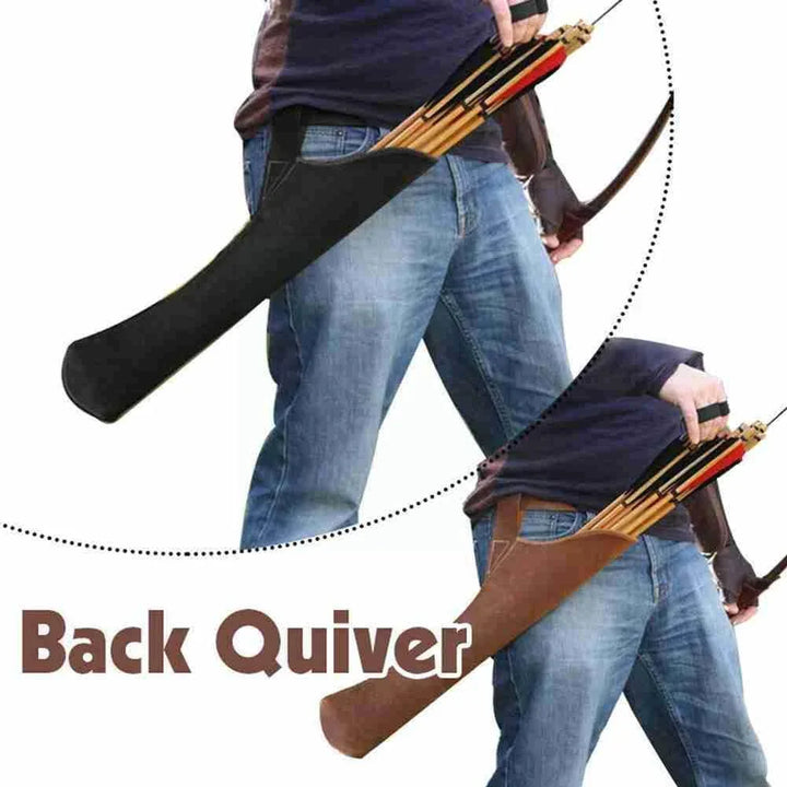 Medieval Vintage Leather Waist Belt Back Quiver
