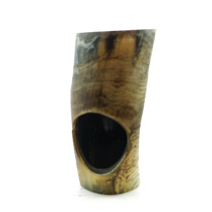 Viking Drinking Horn - Large, 16 Fl Oz - Horn Stand - Crafted from Buffalo Horn