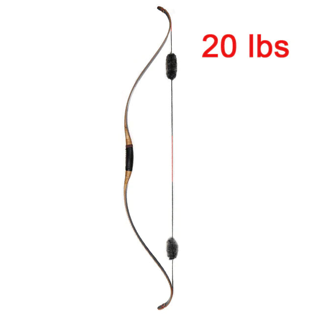 Traditional Recurve Bow - Versatile 20-50lbs Draw Weight