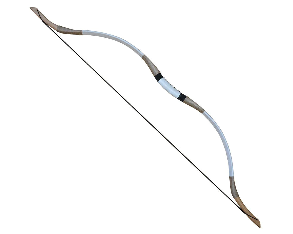 Recurve Bow- 30-70lbs Traditional White